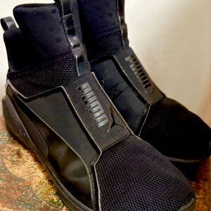 Puma Black Fierce Slip On Sneakers Size 7